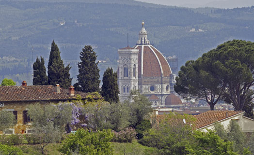 Die Aussicht von Bellosguardo auf Florenz